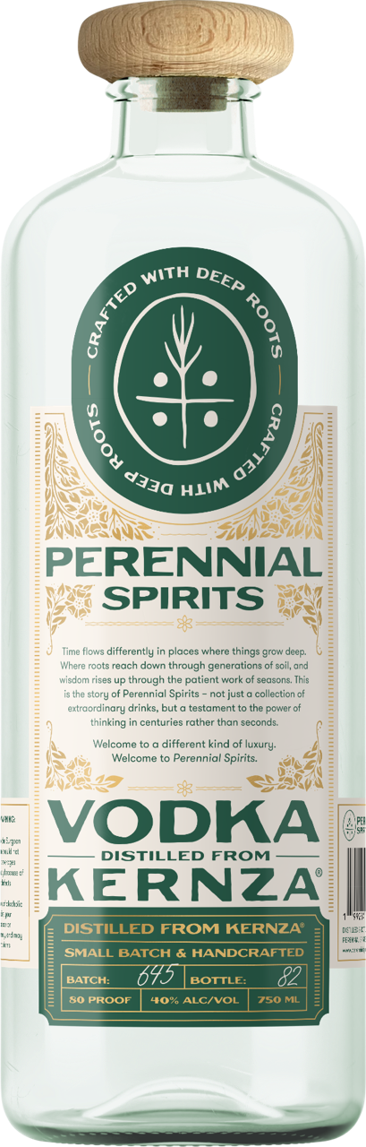 Perennial Spirits Kernza Vodka bottle